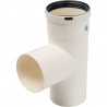 *SCA-8080-030210 STOUT Элемент дымохода конденсац. тройник T образн DN80 п/п/м PP-FE - купить в Екатеринбурге