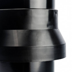 Элемент дымохода STOUT DN80/100 к-т адаптер вертикальный утепленный, 584 мм, финальный участок - купить в Екатеринбурге