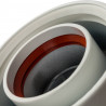 *SCA-6010-000101 STOUT Элемент дымохода конденсатосборник вертик. DN60/100, п/м уплотнения в компл. с лого - купить в Екатеринбу