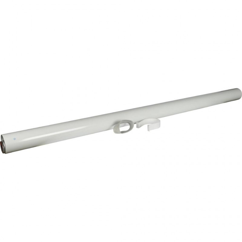 *SCA-6010-002000 STOUT Элемент дымохода O60/100 труба коаксиальная 2000 мм п/м, уплотнения и хомут в комплекте (лого),групповая 