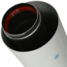 *SCA-6010-002000 STOUT Элемент дымохода O60/100 труба коаксиальная 2000 мм п/м, уплотнения и хомут в комплекте (лого),групповая 