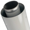 Конечный участок STOUT DN60/100 1000 мм для горизонтального прохода через стену с антиобмерз.оголовком - купить в Екатеринбурге