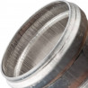 *SCA-6010-000002 STOUT Элемент дымохода для соединеия труб DN60/100, м/м соед. муфта с уплотнен,хомут с муфтой EPDM в комплекте.
