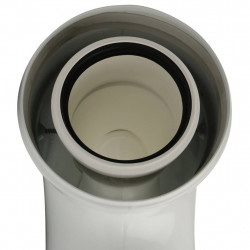 Конденсационный угол STOUT 90° DN60/100 м/п с инспекционным окном PP-FE - купить в Екатеринбурге