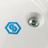 *SCA-8610-240090 STOUT Элемент дымохода конденсац. адаптер 90° DN60/100 м/п PP-AL с фланцем (совместим. с Bosch) - купить в Екат