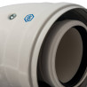 Конденсационное колено STOUT 90°/ адаптер 90° DN60/100 м/п PP-FE (совместим. с Baxi,Viessmann) - купить в Екатеринбурге
