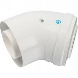 *SCA-8610-000045 STOUT Элемент дымохода конденсац. угол 45° DN60/100 м/п PP-FE - купить в Екатеринбурге