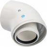 *SCA-8610-000045 STOUT Элемент дымохода конденсац. угол 45° DN60/100 м/п PP-FE - купить в Екатеринбурге