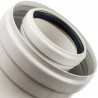*SCA-8610-000045 STOUT Элемент дымохода конденсац. угол 45° DN60/100 м/п PP-FE - купить в Екатеринбурге