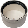 *SCA-8080-010088 STOUT Элемент дымохода конденсац.крышка под сифон DN80 м - купить в Екатеринбурге