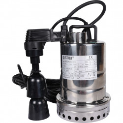 Насос дренажный STOUT с вертикальным поплавком, кабель 10 м, 230V, Q175 л/мин, H10 м - купить в Екатеринбурге