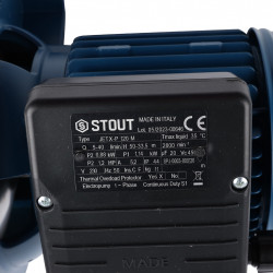 STOUT SPJ-0003-000120 насос поверхностный, корпус-нерж.сталь,раб.колесо-норил, Q-40л/мин, H-53,5м - купить в Екатеринбурге