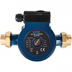 Циркуляционный насос STOUT 25-80/180 220/240V 50Hz с латунными гайками G 1 1/2 x Rp 1 - купить в Екатеринбурге