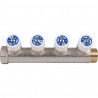 Коллектор распределительный STOUT 3/4 , 4 отвода 1/2 - купить в Екатеринбурге