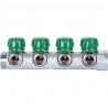 SMB-6850-011204 STOUT Коллектор регулирующий 1 , 4 отвода 1/2 под компрессионный фитинг для полимерных труб - купить в Екатеринб