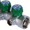 SMB-6850-011204 STOUT Коллектор регулирующий 1 , 4 отвода 1/2 под компрессионный фитинг для полимерных труб - купить в Екатеринб