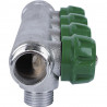 SMB-6850-341204 STOUT Коллектор регулирующий 3/4 , 4 отвода 1/2 под компрессионный фитинг для полимерных труб - купить в Екатери