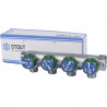 SMB-6850-341204 STOUT Коллектор регулирующий 3/4 , 4 отвода 1/2 под компрессионный фитинг для полимерных труб - купить в Екатери