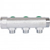 SMB-6850-011203 STOUT Коллектор регулирующий 1 , 3 отвода 1/2 под компрессионный фитинг для полимерных труб - купить в Екатеринб