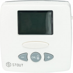 Термостат комнатный электронный STOUT WFHT-LCD. С выносным датчиком - купить в Екатеринбурге