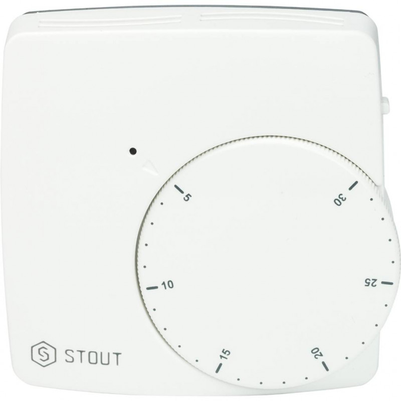 Термостат комнатный электронный STOUT WFHT-DUAL включ. дистанционный датчик «в пол» L3 м - купить в Екатеринбурге