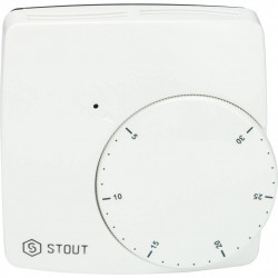 Проводной электронный термостат STOUT WFHT-BASIC со светодиодом - купить в Екатеринбурге
