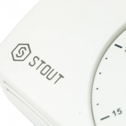 Проводной электронный термостат STOUT WFHT-BASIC со светодиодом - купить в Екатеринбурге