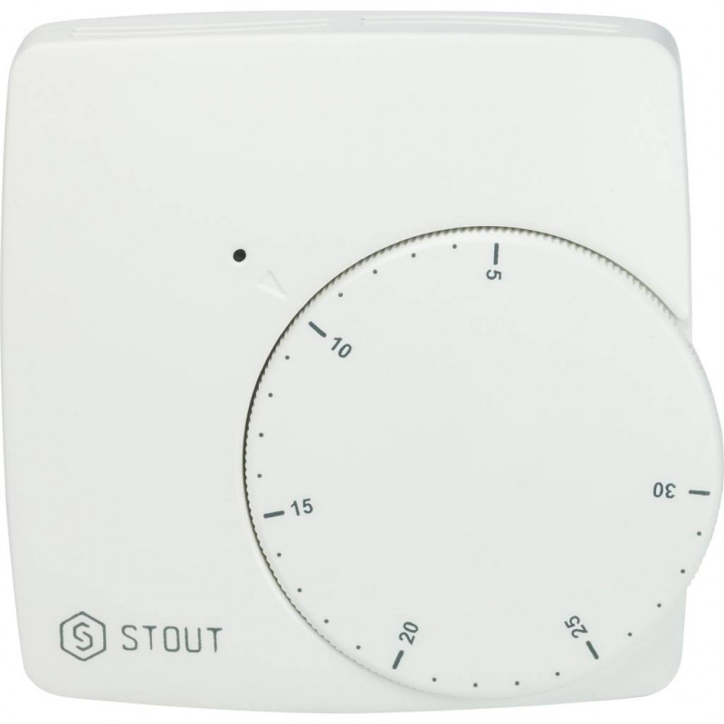 Проводной электронный термостат STOUT WFHT-BASIC со светодиодом - купить в Екатеринбурге