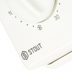 Комнатный проводной термостат STOUT TI-N с переключателем зима-лето и светодиодом - купить в Екатеринбурге