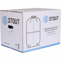 Расширительный бак STOUT STH-0006 на отопление 50 л. (цвет красный) - купить в Екатеринбурге